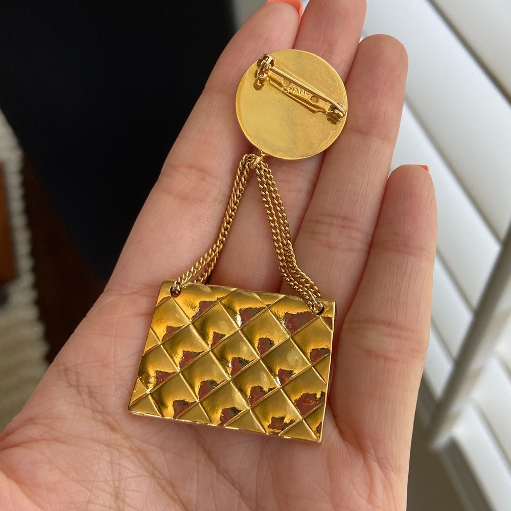 Chanel Purse Dangle Brooch - Picture 5 of 7